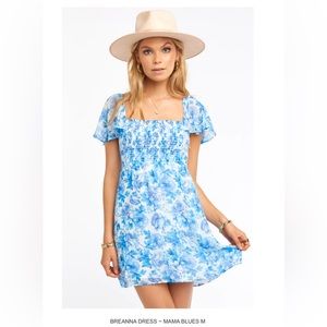 Show Me Your MUMU Breanna dress Mama Blues size M